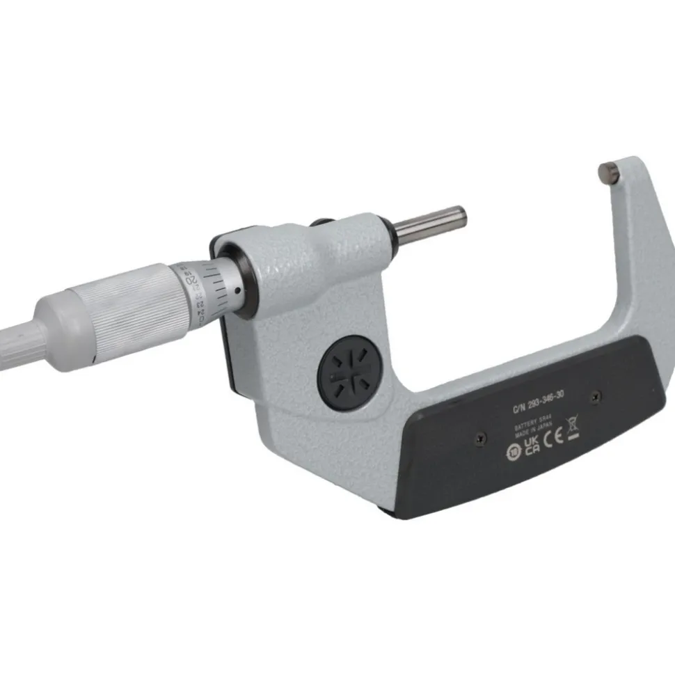 Electronic Outside Micrometer: 50.80 mm to 3", Solid Carbide Face, IP65