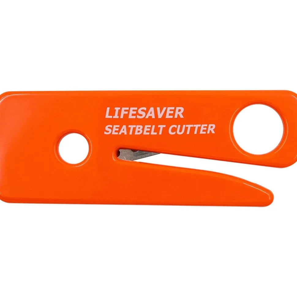 EMT Tools: Tool Type: Seat Belt Cutter; Material: Stainless Steel, Plastic