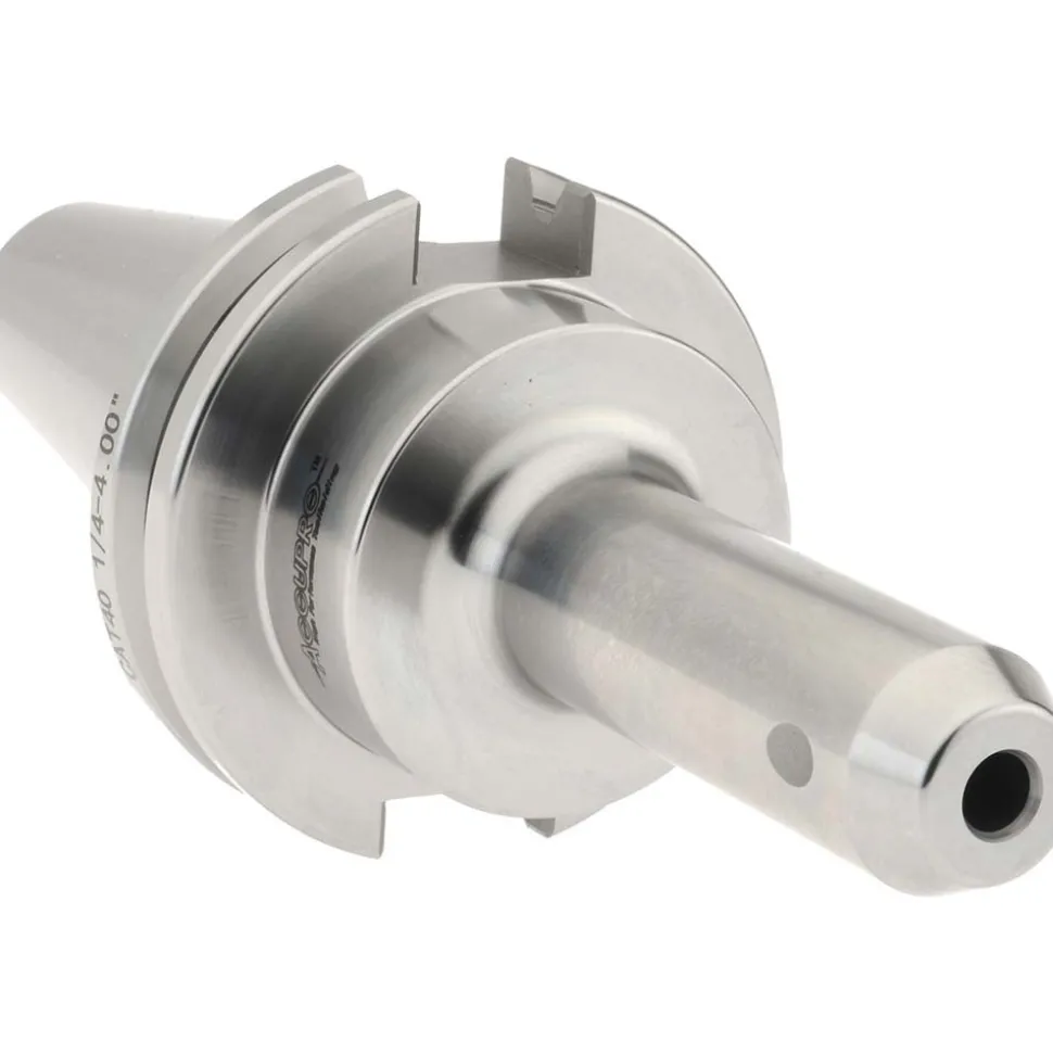 End Mill Holder: CAT40 Taper, Taper Shank, 1/4" Hole Dia