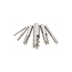 End Mill Set: 4 Flute, Square End