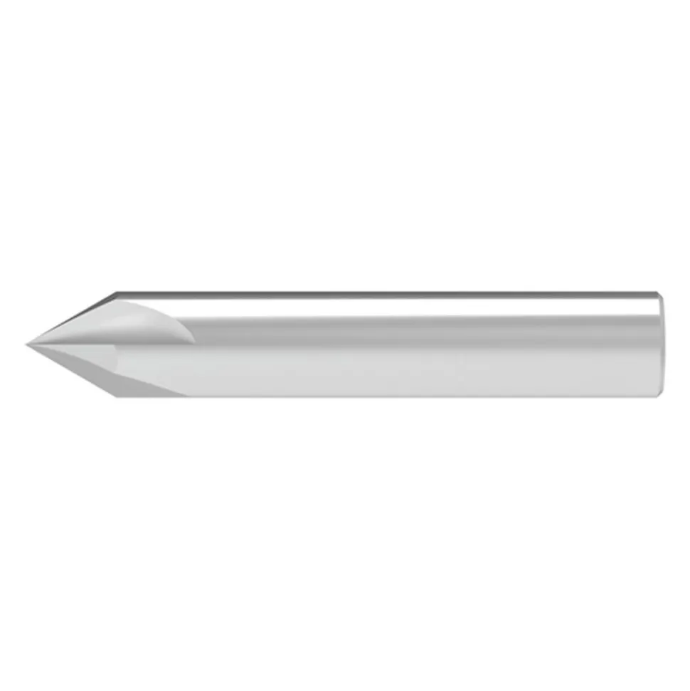 Engraving Cutters: Cutter Diameter (Decimal Inch): 0.6400; Cutter Diameter (mm): 16.00; Point Shape: Pointed
