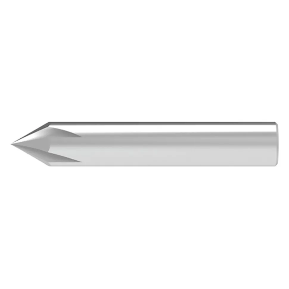 Engraving Cutters: Cutter Diameter (Decimal Inch): 0.2400; Cutter Diameter (mm): 6.00; Point Shape: Pointed