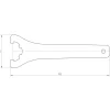 ER16 Collet Chuck Wrench: Spanner, Use with ER Spanner Nuts