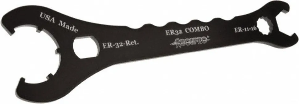 ER11, ER16 & ER32 Collet Chuck Wrench: Spanner, Use with Collet Chucks, Pull Studs & Retention Knobs