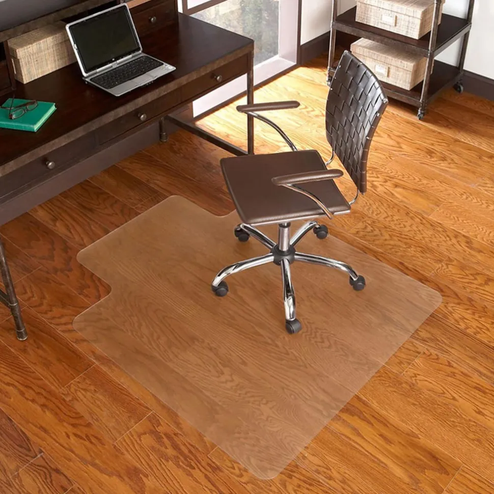 EverLife 36" x 48" Chair Mat with Lip for Hard Floors