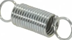 Extension Spring: 0.312" OD, 4.61 lb Max Load, 1.94" Extended Length, 0.0348" Wire Dia, Cross-Over