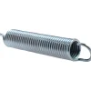Extension Spring: 0.64" OD, 26.4 lb Max Load, 5.87" Extended Length, 0.08" Wire Dia