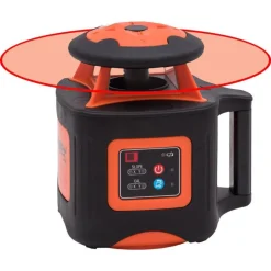 2,000' (Exterior) Measuring Range, 1/16" at 100' Accuracy, Self-Leveling Rotary Laser