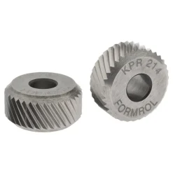 3/8" Face Width, 3/4" Dia, High Speed Steel Knurl Wheel Set