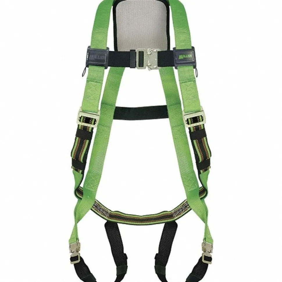 Fall Protection Harnesses: 400 Lb, Construction Style, Size Universal