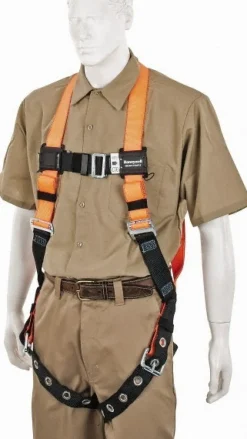 Fall Protection Harnesses: 400 Lb, Construction Style, Size Universal, Polyester