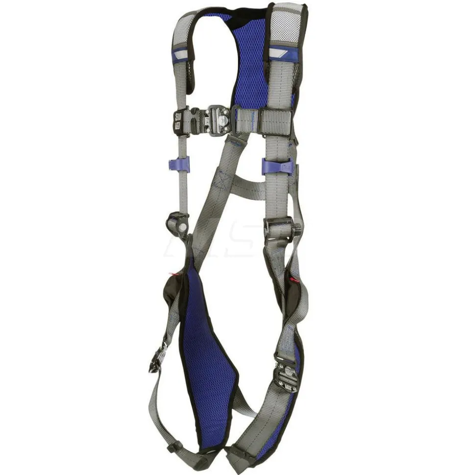 Fall Protection Harnesses: 420 Lb, Vest Style, Size Medium, For General Purpose, Back
