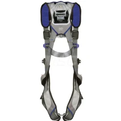 Fall Protection Harnesses: 420 Lb, Vest Style, Size X-Large, For General Purpose, Back