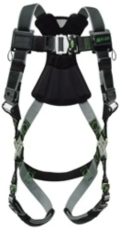Fall Protection Harnesses: 400 Lb, Construction Style, Size Universal