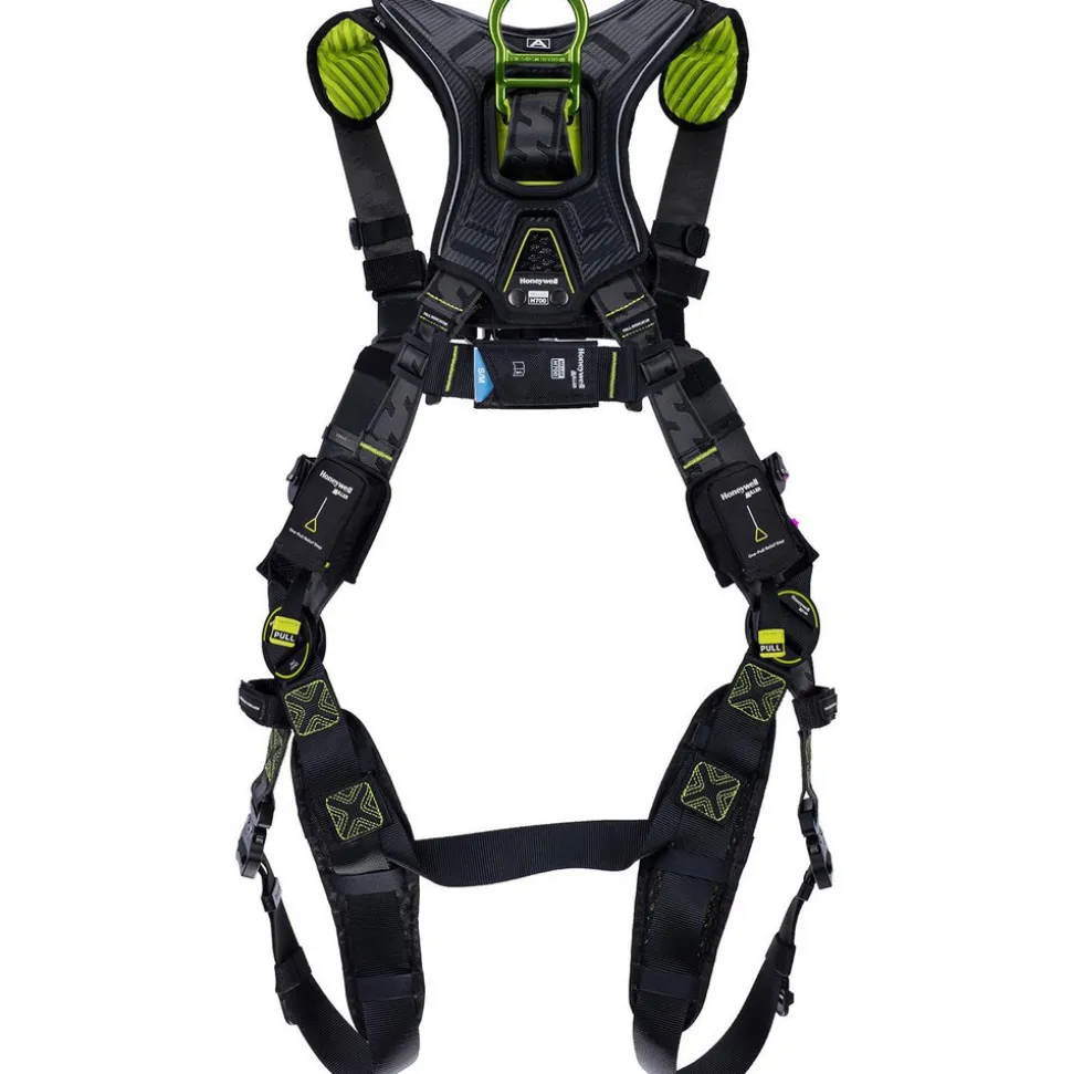 Fall Protection Harnesses: 420.000 Lb, Lightweight Style, Size 2X-Large & 3X-Large, Polyester, Back D-Ring