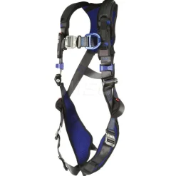 Fall Protection Harnesses: 420 Lb, Vest Style, Size X-Large, For Climbing, Back & Front