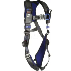Fall Protection Harnesses: 420 Lb, Vest Style, Size X-Large, For Climbing, Back & Front