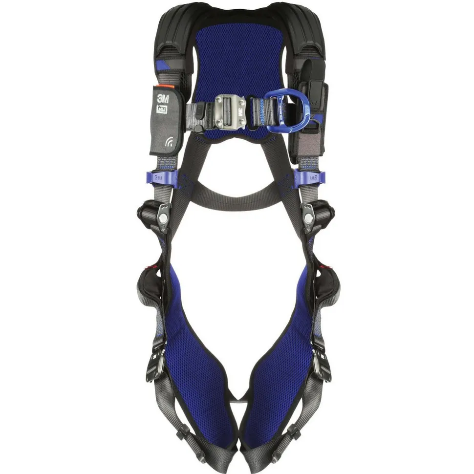 Fall Protection Harnesses: 420 Lb, Vest Style, Size X-Large, For Climbing, Back & Front