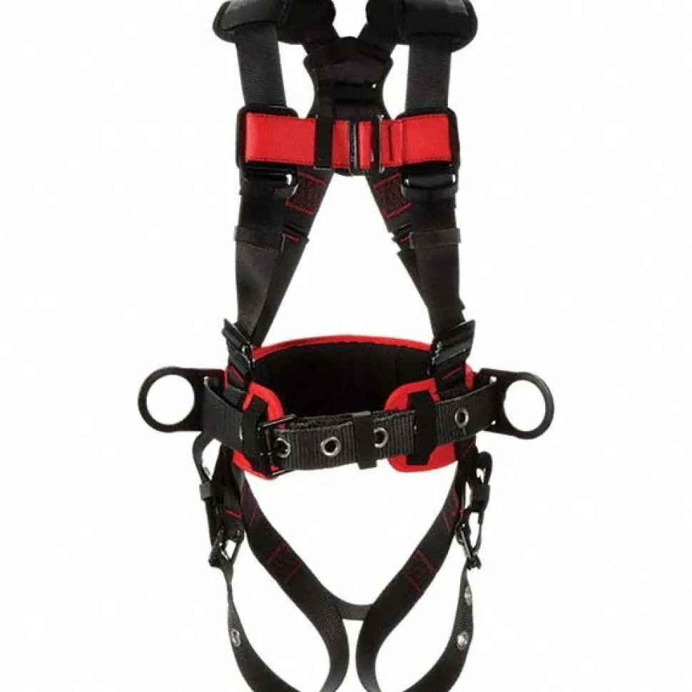 Fall Protection Harnesses: 420 Lb, Construction Style, Size Medium & Large