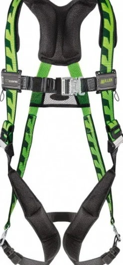 Fall Protection Harnesses: 400 Lb, AirCore Single D-ring Style, Size Universal, Polyester