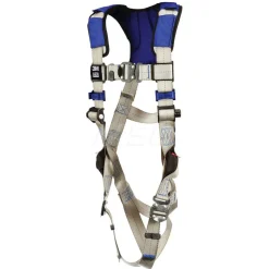 Fall Protection Harnesses: 420 Lb, Vest Style, Size Large, For General Purpose, Back