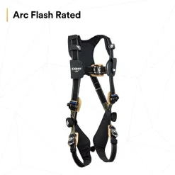 Fall Protection Harnesses: 420 Lb, Arc Flash Style, Size Large