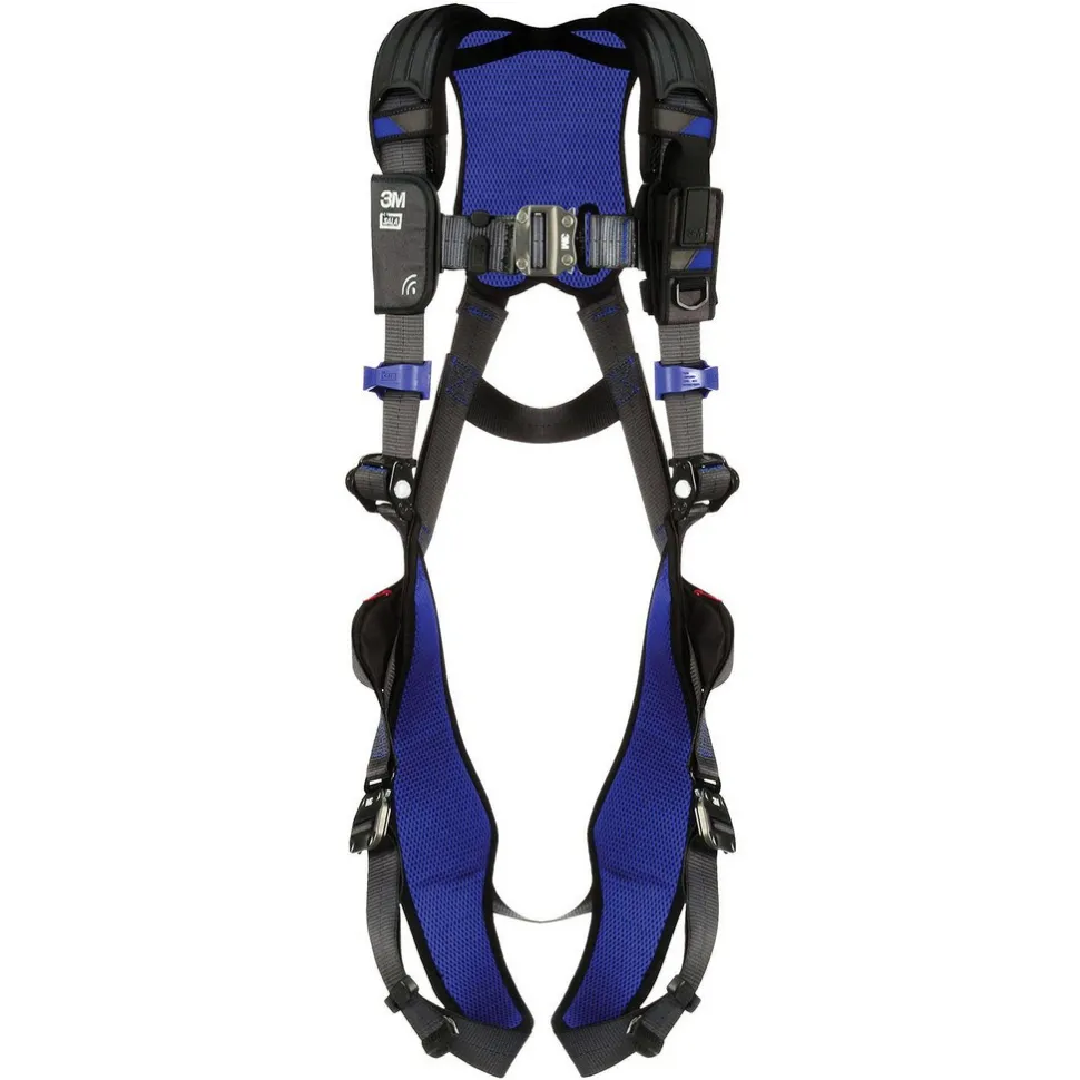 Fall Protection Harnesses: 420 Lb, Vest Style, Size 3X-Large, For General Purpose, Back