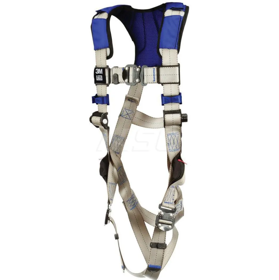 Fall Protection Harnesses: 420 Lb, Vest Style, Size Medium, For General Purpose, Back