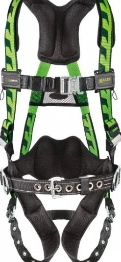 Fall Protection Harnesses: 400 Lb, AirCore Construction Style, Size Large & X-Large, Polyester