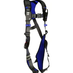 Fall Protection Harnesses: 420 Lb, Vest Style, Size X-Large, For General Purpose, Polyester, Back