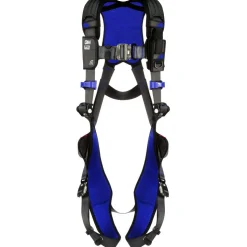 Fall Protection Harnesses: 420 Lb, Vest Style, Size X-Large, For General Purpose, Polyester, Back