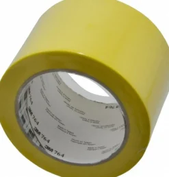 Floor & Aisle Marking Tape: 3" Wide, 108' Long, 5 mil Thick, Vinyl