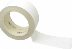Floor & Aisle Marking Tape: 2" Wide, 108' Long, 5.2 mil Thick, Vinyl