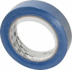 Floor & Aisle Marking Tape: 1" Wide, 108' Long, 5 mil Thick, Vinyl