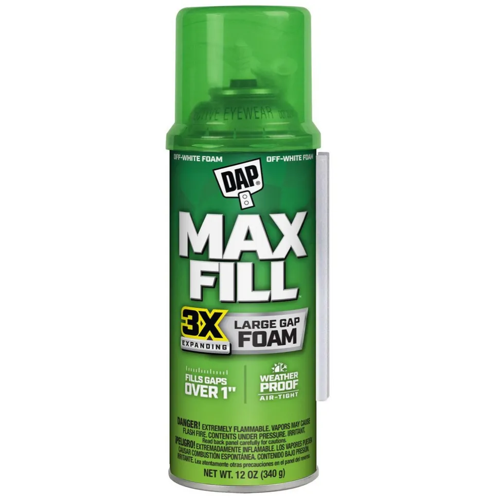 Foam: 12 oz Aerosol, Amber, Polyurethane