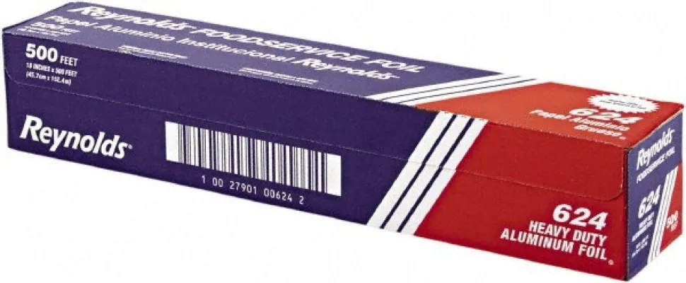 Foil Wrap: 18" OAW, 500' OAL, Silver