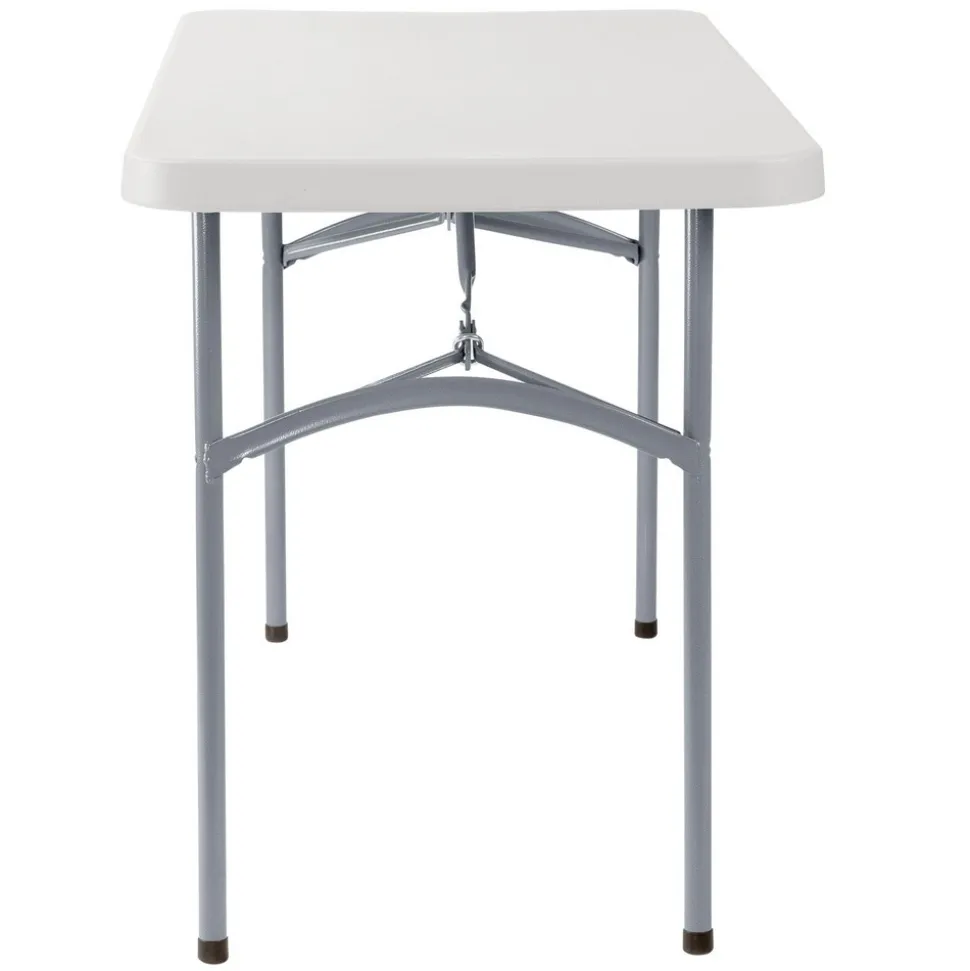 Folding Table: Rectangle, 24" OAW, Plastic Top, Gray