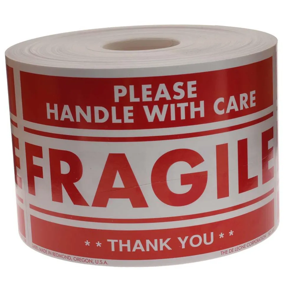 Fragile Please Handle With Care Shipping Label