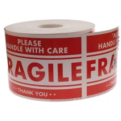 Fragile Please Handle With Care Shipping Label