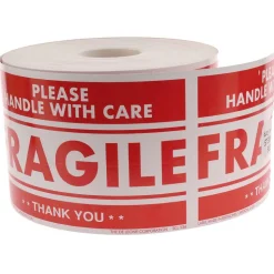 Fragile Please Handle With Care Shipping Label