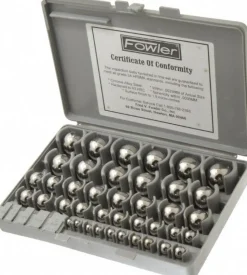 Gage Ball Sets; Minimum Dia (mm): 1 mm; Maximum Dia (mm): 25 mm; Accuracy Grade: 24; Material: Chrome Steel; Standards: AFBMA Certified; Hardness: 63 Rc; Certification Included: Yes; Number of Pieces: 50; Number of Pairs: 25; Traceability Certification Included: Yes; AFBMA Certified