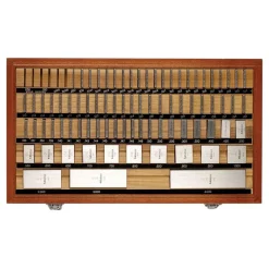 Gage Block Set: 0.05 to 4'' Range, 81 Pc, AS-2 Grade, Steel
