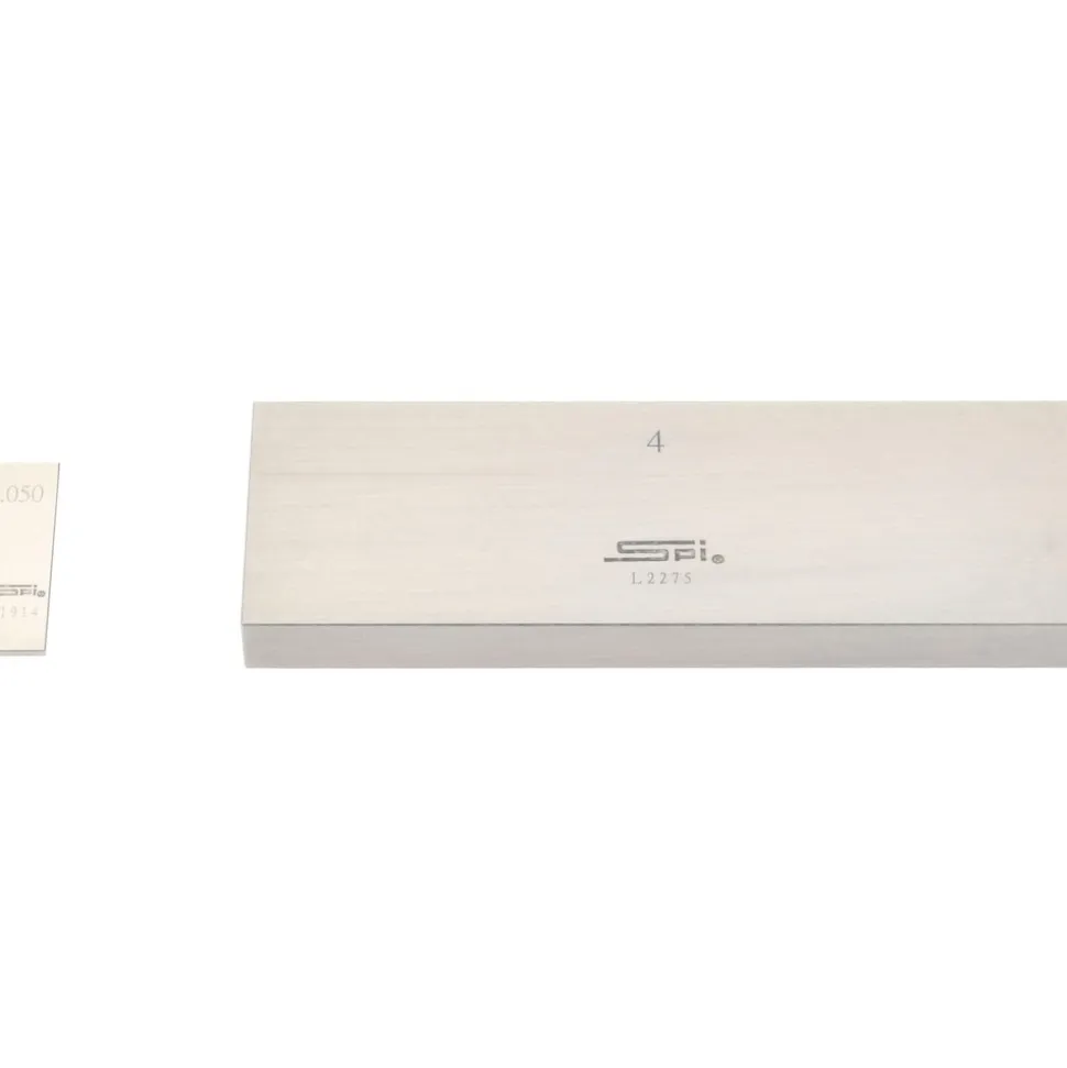 Gage Block Set: 0.05 to 4'' Range, 36 Pc, Economy Grade, Steel