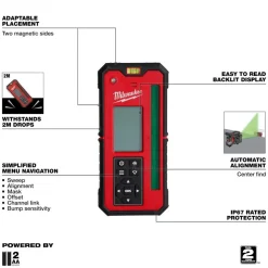 Green Rotary Laser Remote Control & Receiver