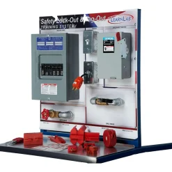 Hands-On Training Cart: Hands-On Lock Out/Tag Out Troubleshooting Training System, Hands-On Station