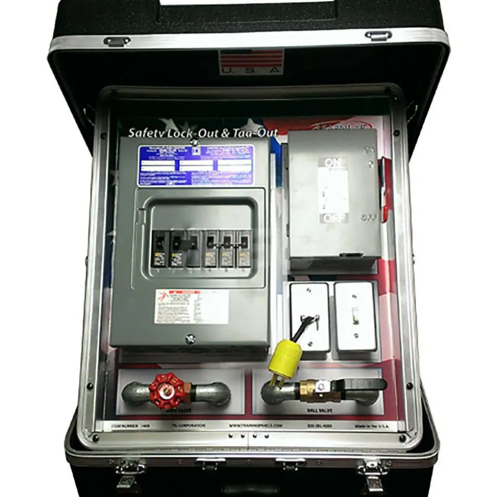 Hands-On Training Cart: Portable Hands-On Lock Out/Tag Out Training System, Hands-On Station