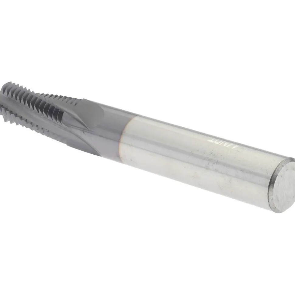 Helical Flute Thread Mill: 1/2-14, Internal, 4 Flute, 0.5000" Shank Dia, Solid Carbide