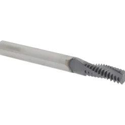 Helical Flute Thread Mill: 5/16-18, Internal, 3 Flute, 0.2500" Shank Dia, Solid Carbide