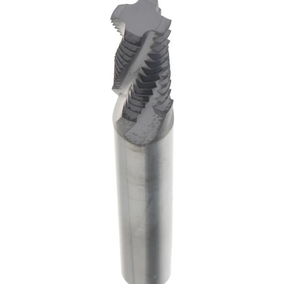 Helical Flute Thread Mill: 3/8-16, Internal, 4 Flute, 0.3120" Shank Dia, Solid Carbide