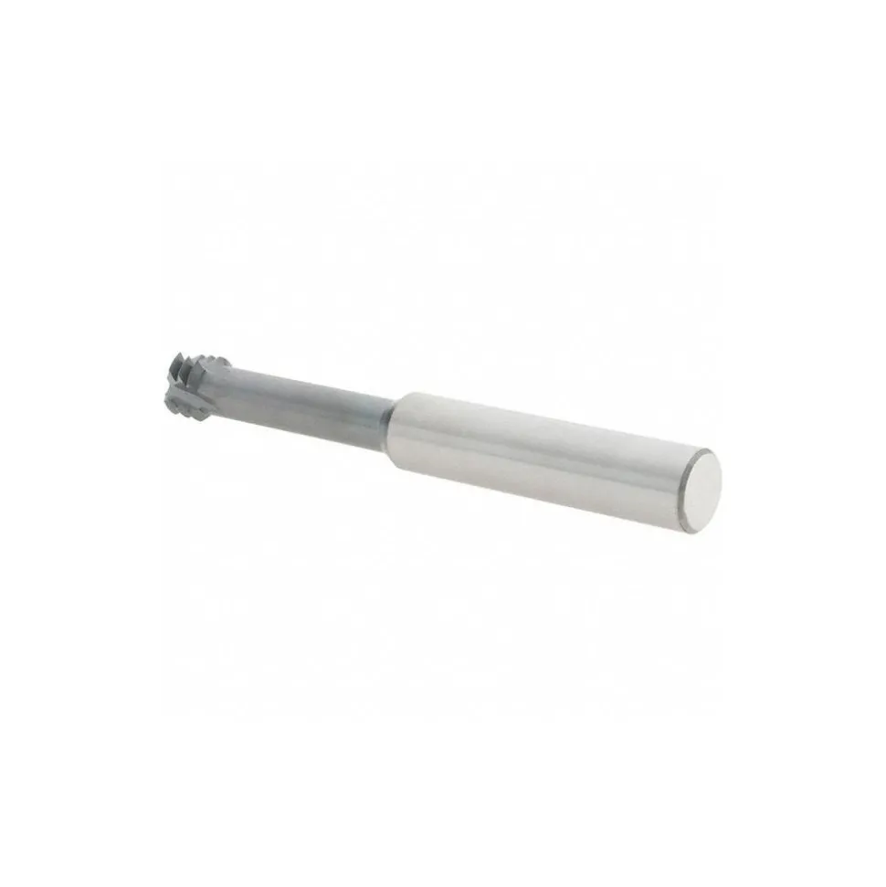 Helical Flute Thread Mill: 3/4-10, Internal, 4 Flute, 0.5000" Shank Dia, Solid Carbide